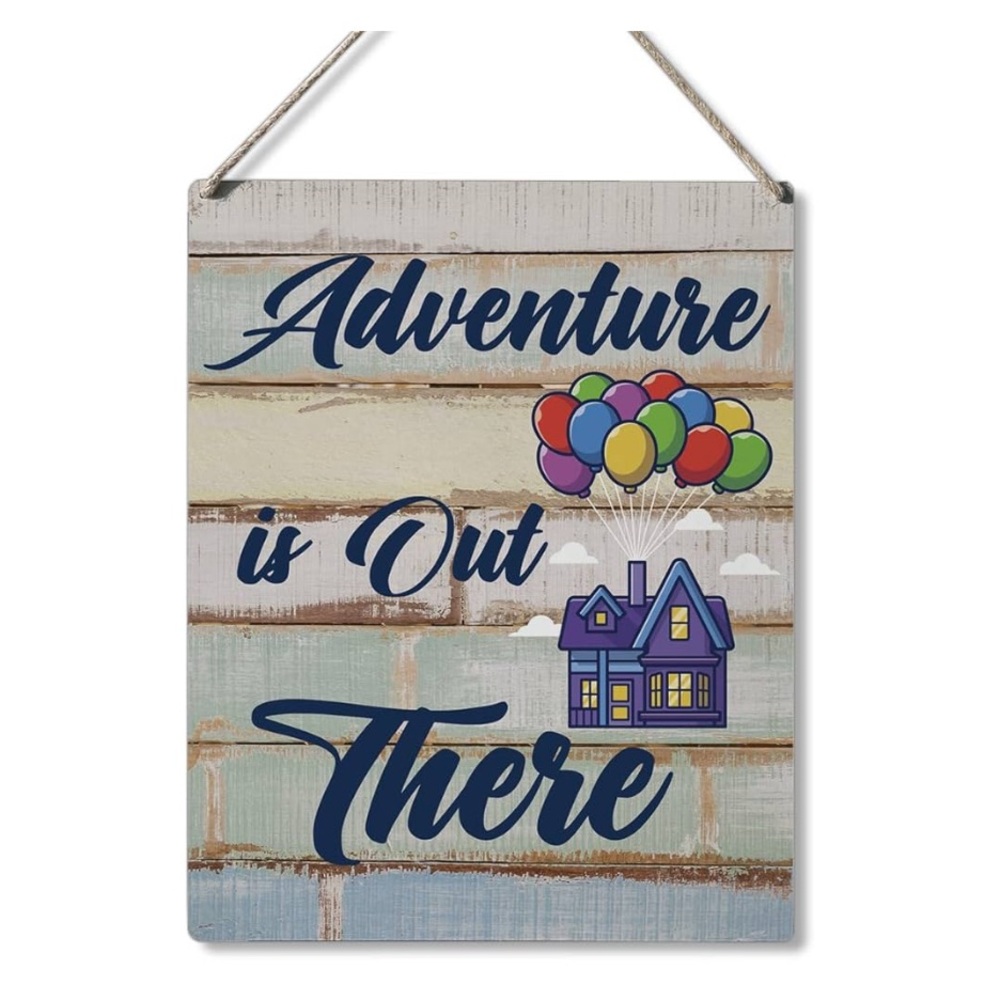 NWT Adventure Wall Decor with Colorful Balloons